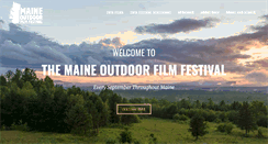 Desktop Screenshot of maineoutdoorfilmfestival.com